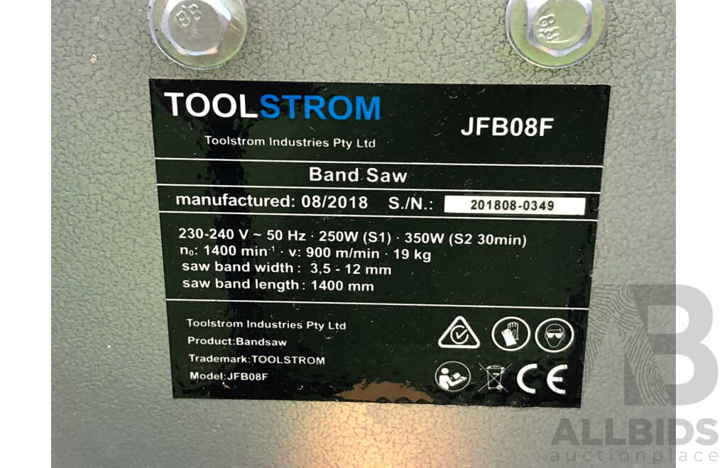 Toolstorm JFB08F Benchtop Band Saw