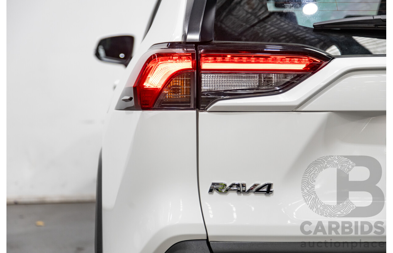 03/2022 Toyota RAV4 GX Hybrid eFour (AWD) MY22 AXAH54R 4d Wagon Glacier White 2.5L / 88kW Hybrid