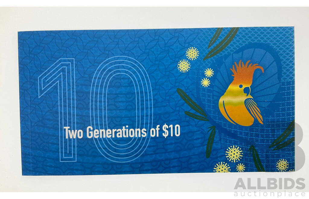 2015-2017 $10 Notes. Last and First of Blue Polymer Notes.