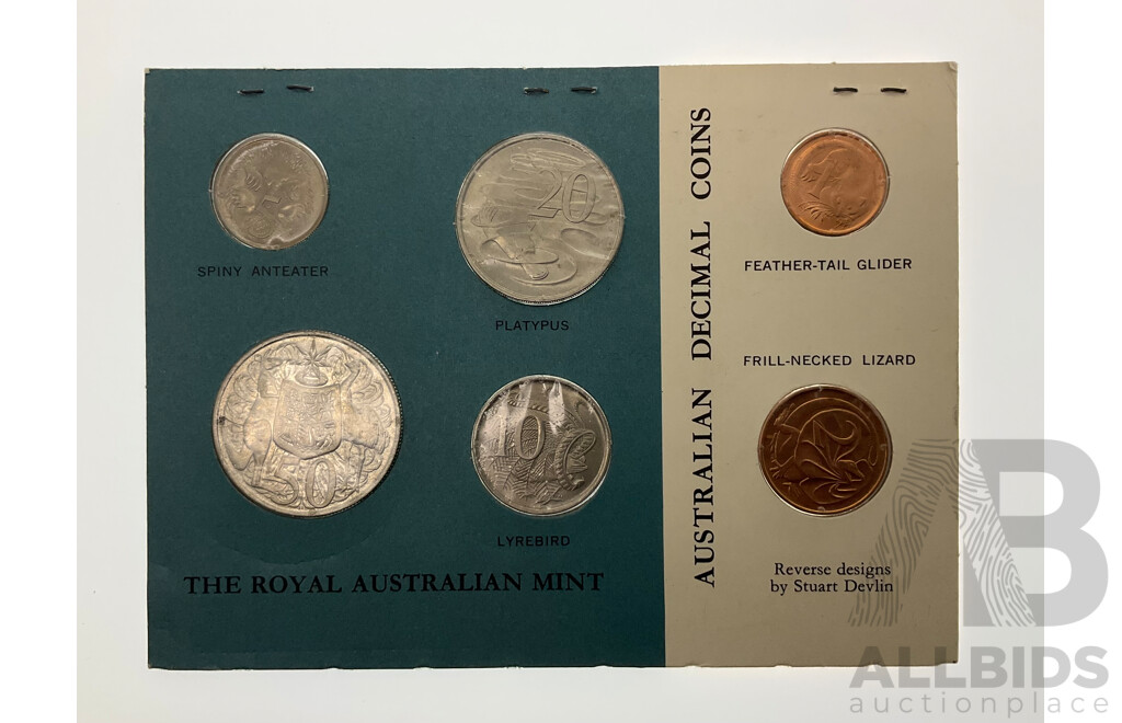 1966 RAM Original Decimal 6 Coin Set.