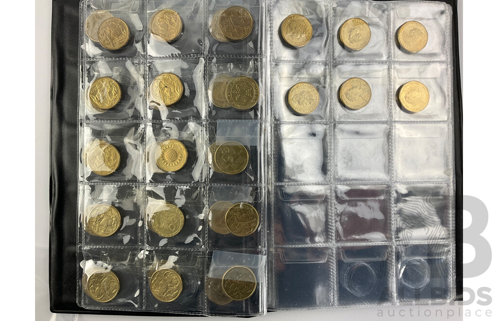 Thirty Six $1 Coins, 1984-2024, One for Each Year Issued.