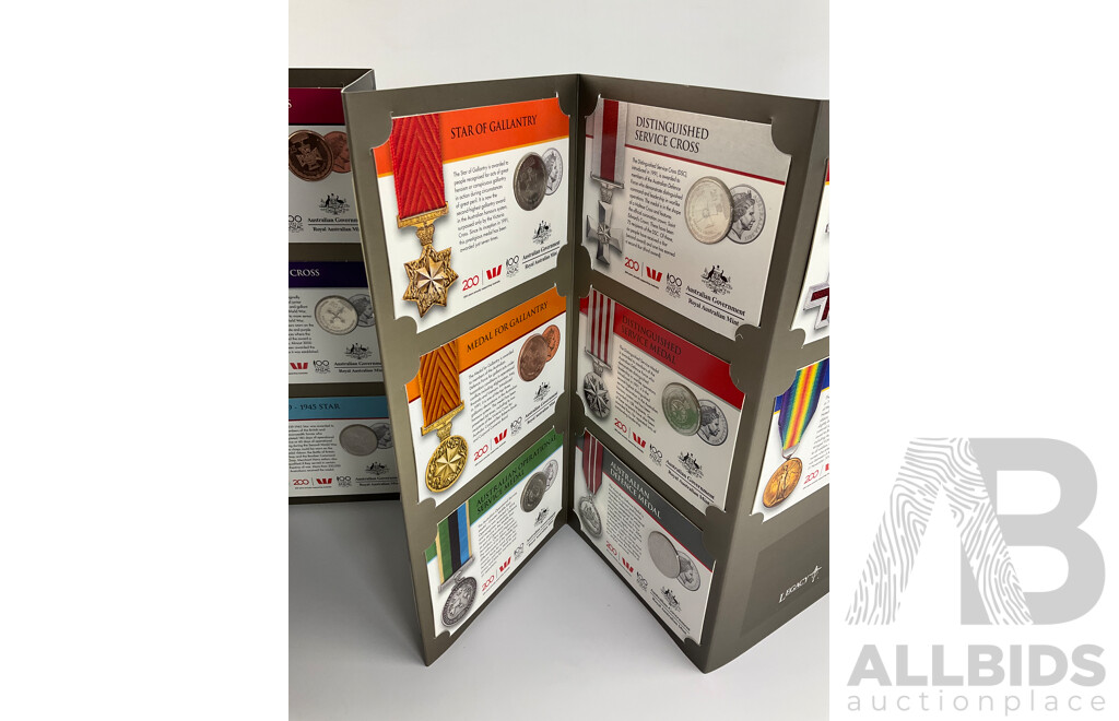 2017 Coin Collection, Fourteen Coins, LEGENDS of the ANZACS.