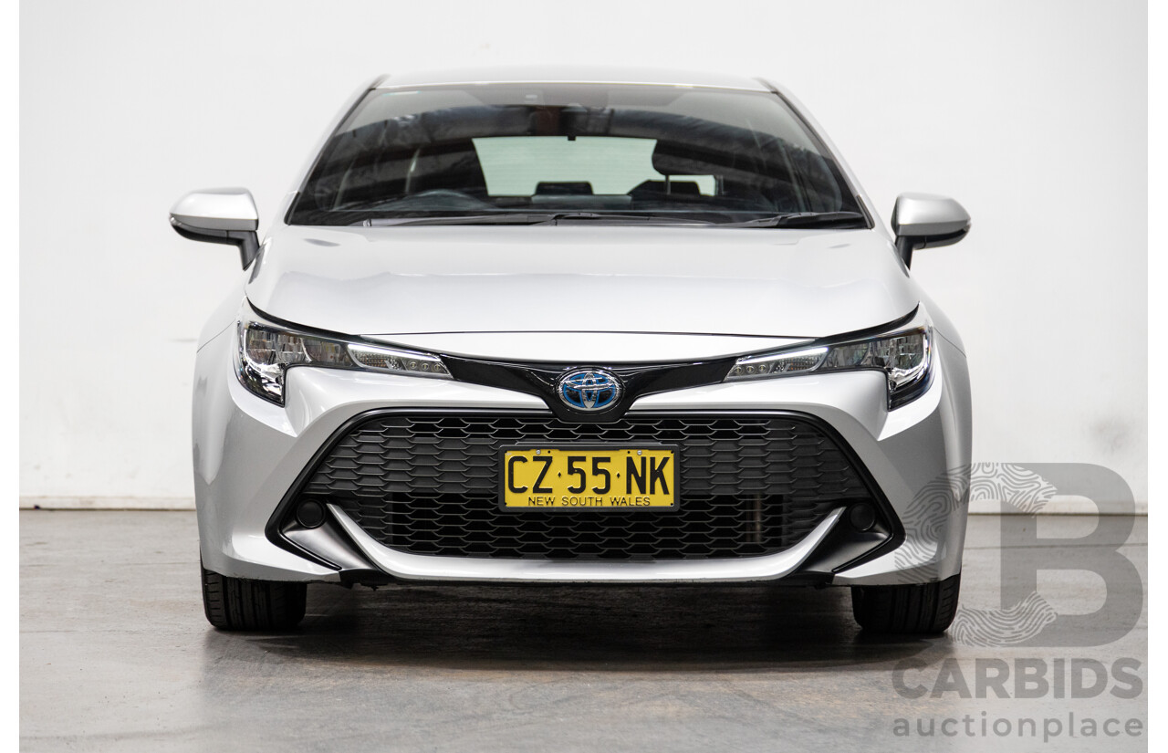 11/2020 Toyota Corolla Ascent Sport Hybrid ZWE211R MY21 4d Hatch Silver Pearl Metallic 1.8L / 90kW Hybrid