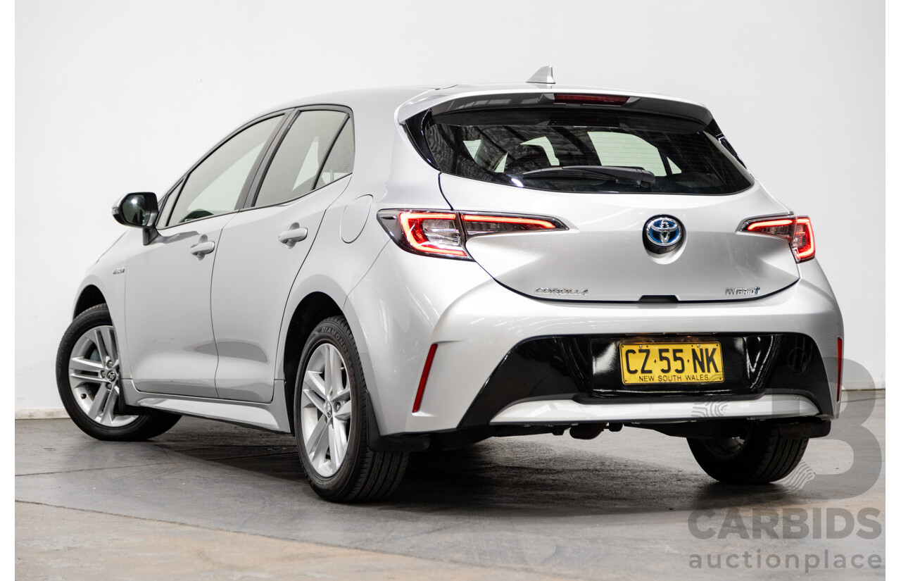 11/2020 Toyota Corolla Ascent Sport Hybrid ZWE211R MY21 4d Hatch Silver Pearl Metallic 1.8L / 90kW Hybrid