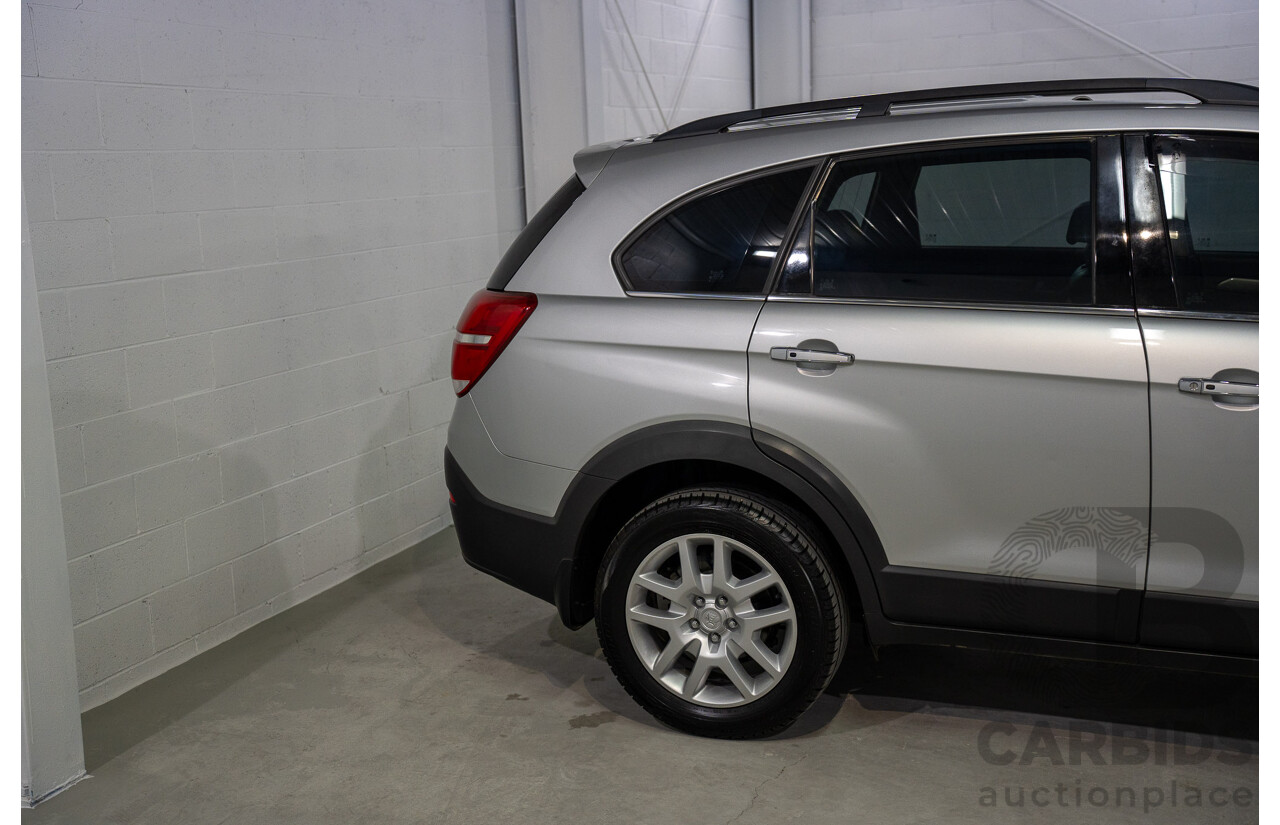 2/2017 Holden Captiva Active 5 (FWD) CG SERIES II 4d Wagon Nitrate Silver Metallic V4 2.4L