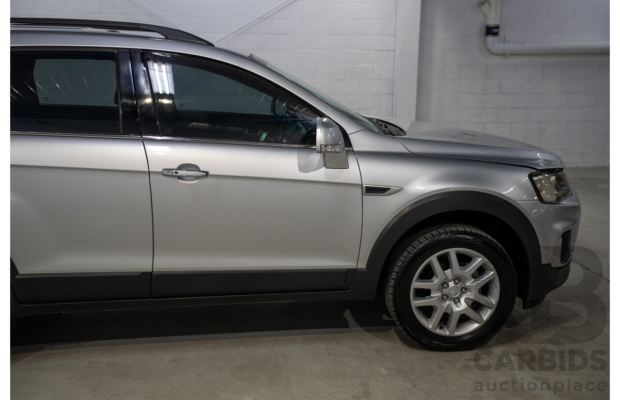 2/2017 Holden Captiva Active 5 (FWD) CG SERIES II 4d Wagon Nitrate Silver Metallic V4 2.4L