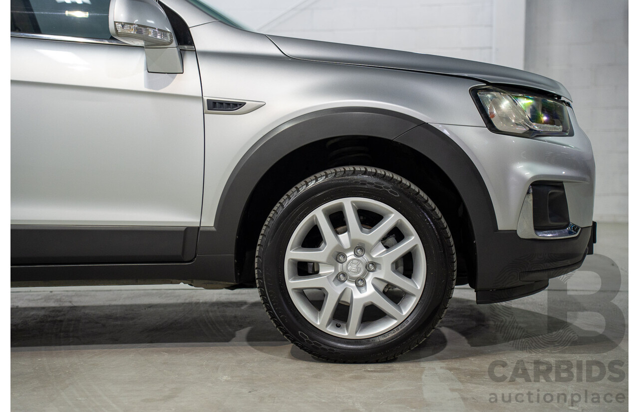 2/2017 Holden Captiva Active 5 (FWD) CG SERIES II 4d Wagon Nitrate Silver Metallic V4 2.4L