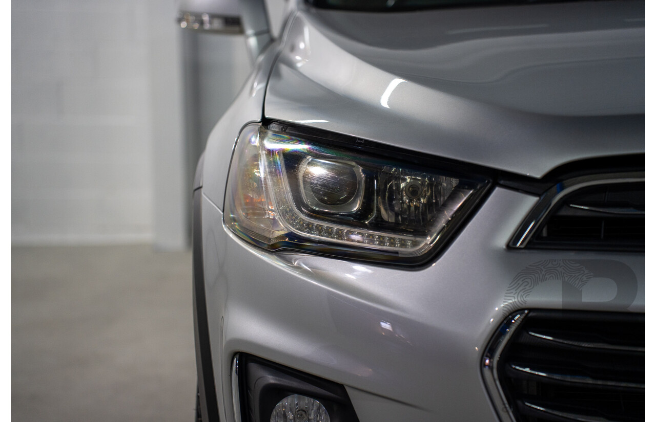 2/2017 Holden Captiva Active 5 (FWD) CG SERIES II 4d Wagon Nitrate Silver Metallic V4 2.4L