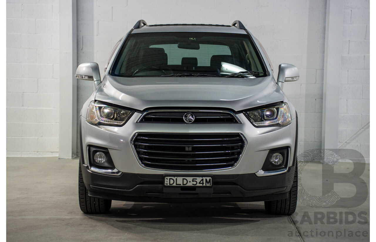 2/2017 Holden Captiva Active 5 (FWD) CG SERIES II 4d Wagon Nitrate Silver Metallic V4 2.4L