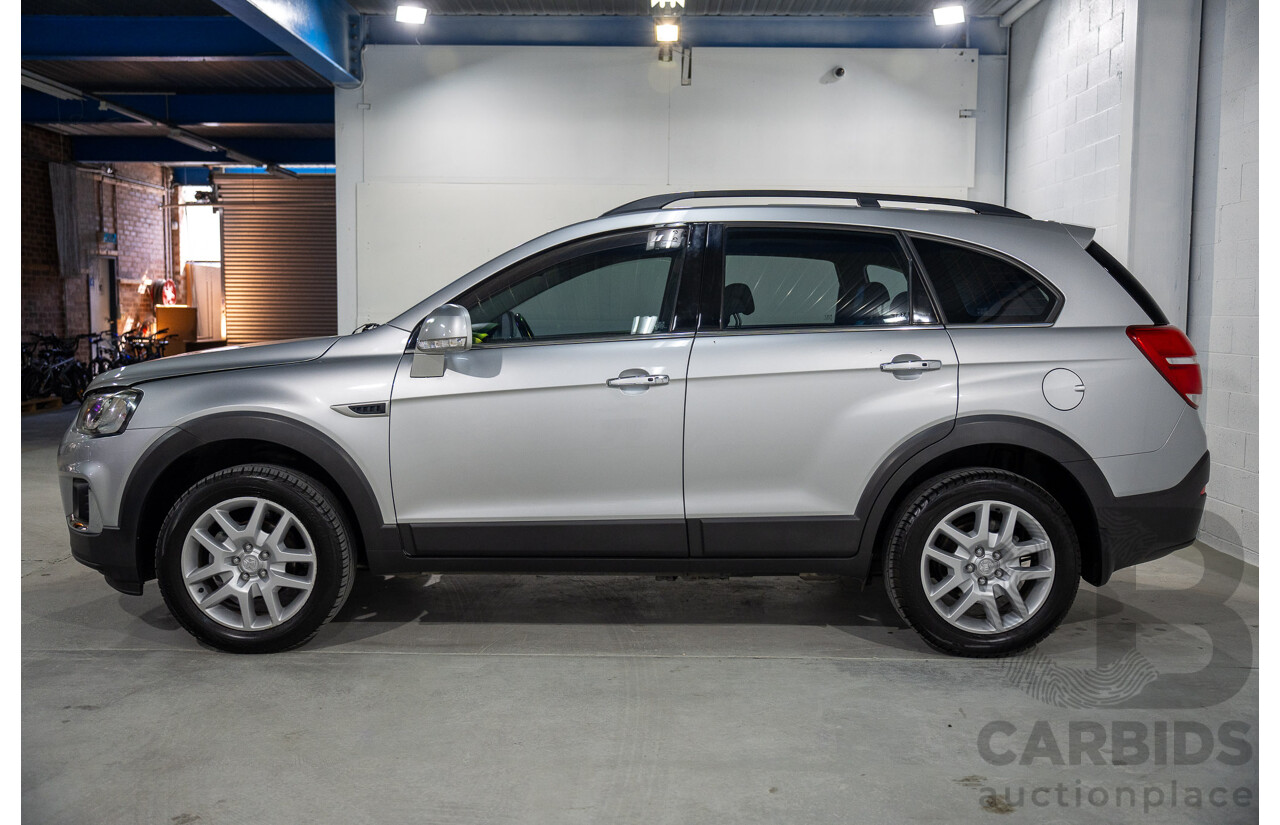 2/2017 Holden Captiva Active 5 (FWD) CG SERIES II 4d Wagon Nitrate Silver Metallic V4 2.4L