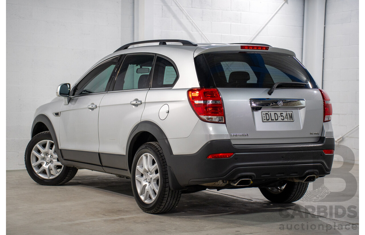 2/2017 Holden Captiva Active 5 (FWD) CG SERIES II 4d Wagon Nitrate Silver Metallic V4 2.4L