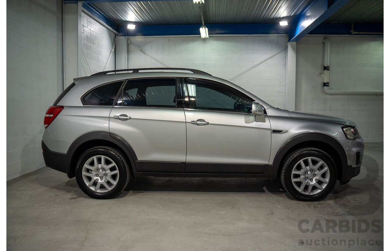 2/2017 Holden Captiva Active 5 (FWD) CG SERIES II 4d Wagon Nitrate Silver Metallic V4 2.4L