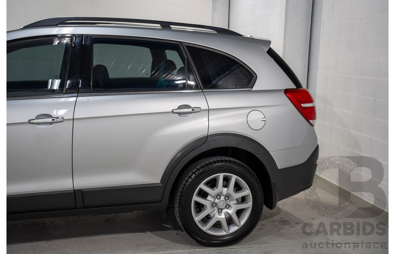 2/2017 Holden Captiva Active 5 (FWD) CG SERIES II 4d Wagon Nitrate Silver Metallic V4 2.4L