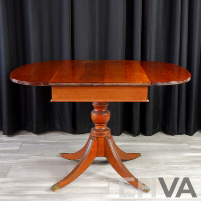 Late Edwardian Mahogany Drop Side Dining Table