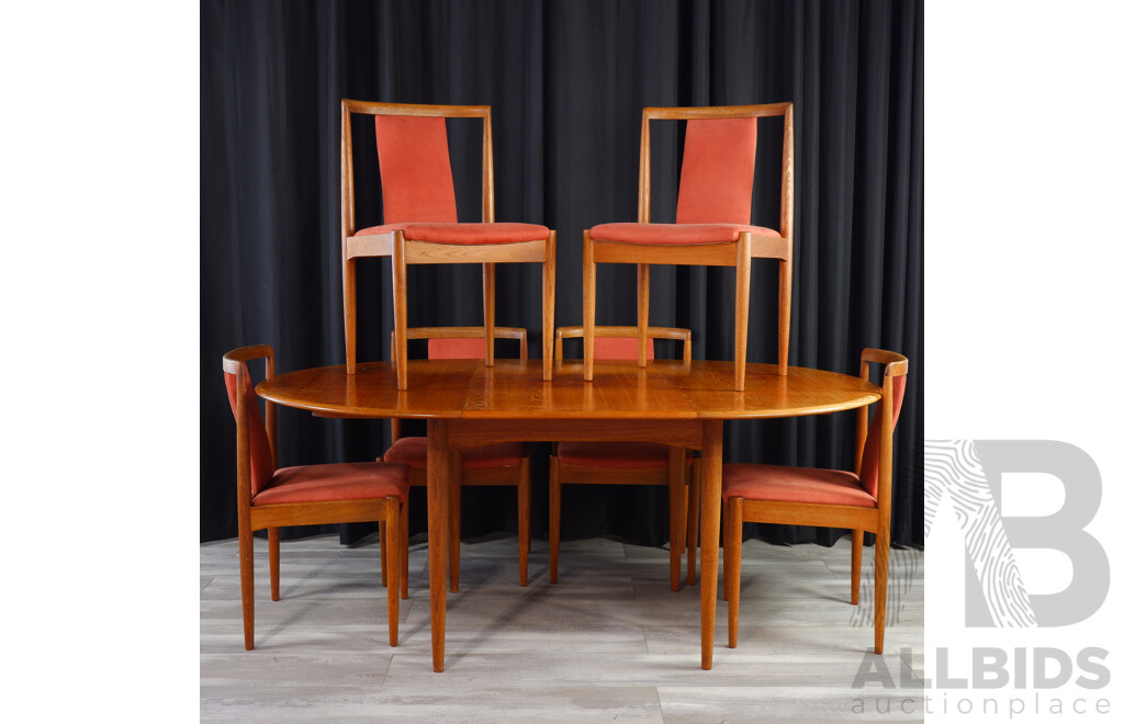 Teak Seven Piece Dining Suite by Parker