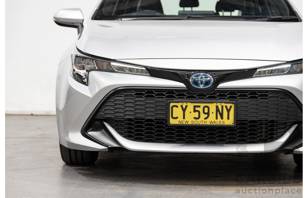 07/2020 Toyota Corolla Ascent Sport Hybrid ZWE211R MY20 4d Hatch Silver Pearl Metallic 1.8L / 90kW Hybrid