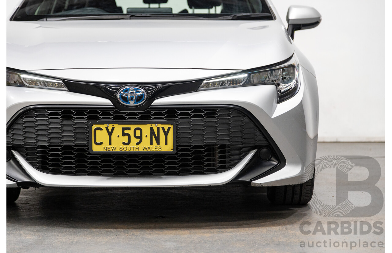 07/2020 Toyota Corolla Ascent Sport Hybrid ZWE211R MY20 4d Hatch Silver Pearl Metallic 1.8L / 90kW Hybrid