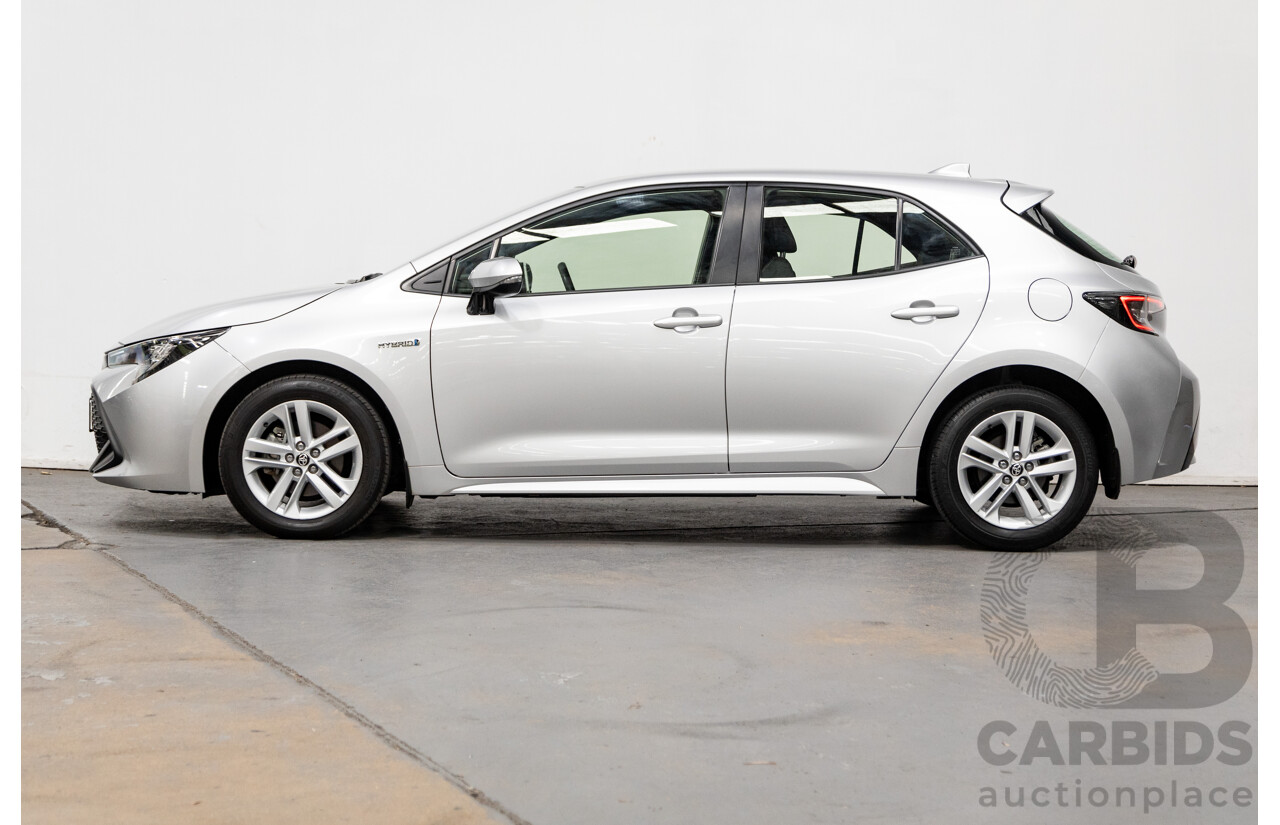 07/2020 Toyota Corolla Ascent Sport Hybrid ZWE211R MY20 4d Hatch Silver Pearl Metallic 1.8L / 90kW Hybrid