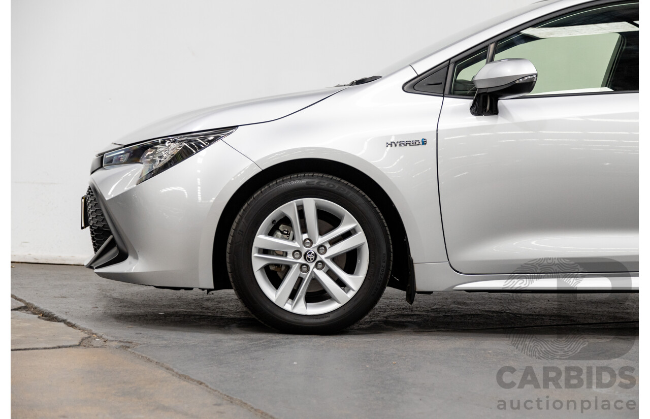 07/2020 Toyota Corolla Ascent Sport Hybrid ZWE211R MY20 4d Hatch Silver Pearl Metallic 1.8L / 90kW Hybrid