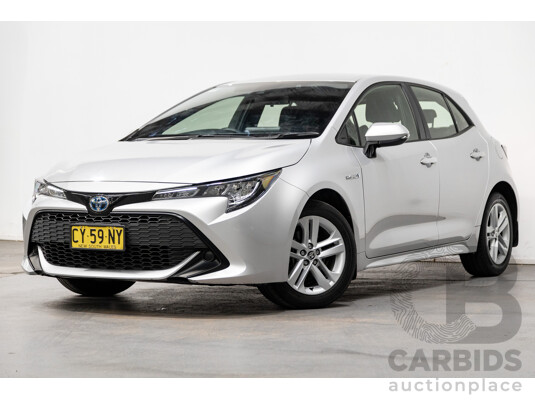 07/2020 Toyota Corolla Ascent Sport Hybrid ZWE211R MY20 4d Hatch Silver Pearl Metallic 1.8L / 90kW Hybrid