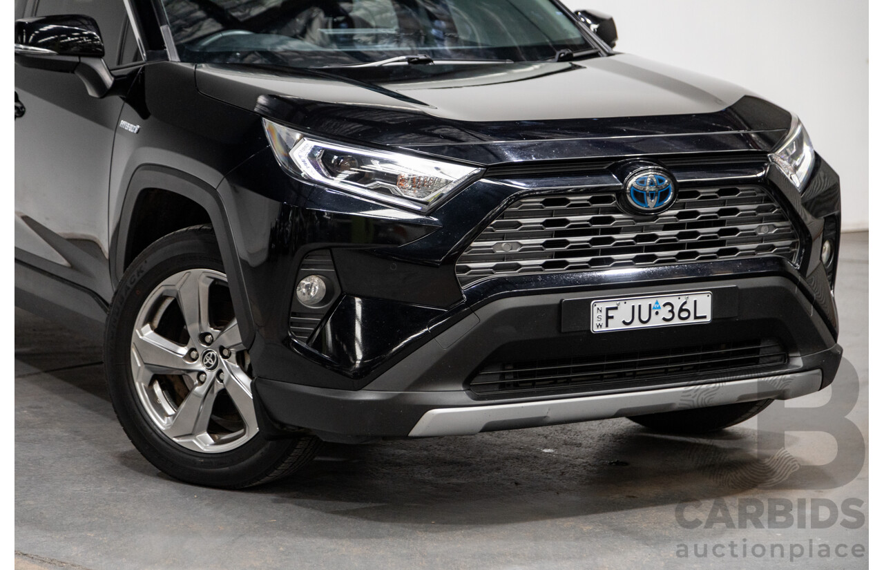 01/2021 Toyota RAV4 GXL Hybrid eFour (AWD) MY21 AXAH54R 4d Wagon Eclipse Black 2.5L / 88kw Hybrid