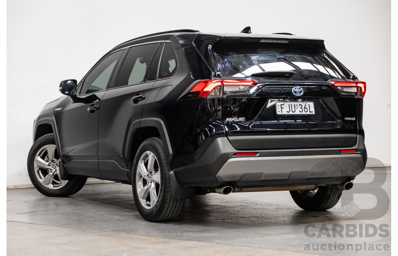 01/2021 Toyota RAV4 GXL Hybrid eFour (AWD) MY21 AXAH54R 4d Wagon Eclipse Black 2.5L / 88kw Hybrid