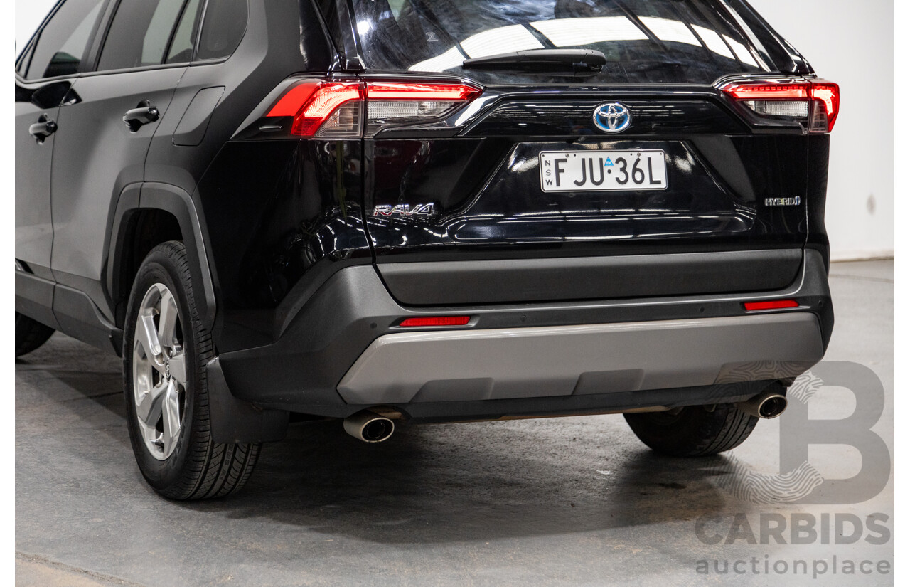 01/2021 Toyota RAV4 GXL Hybrid eFour (AWD) MY21 AXAH54R 4d Wagon Eclipse Black 2.5L / 88kw Hybrid