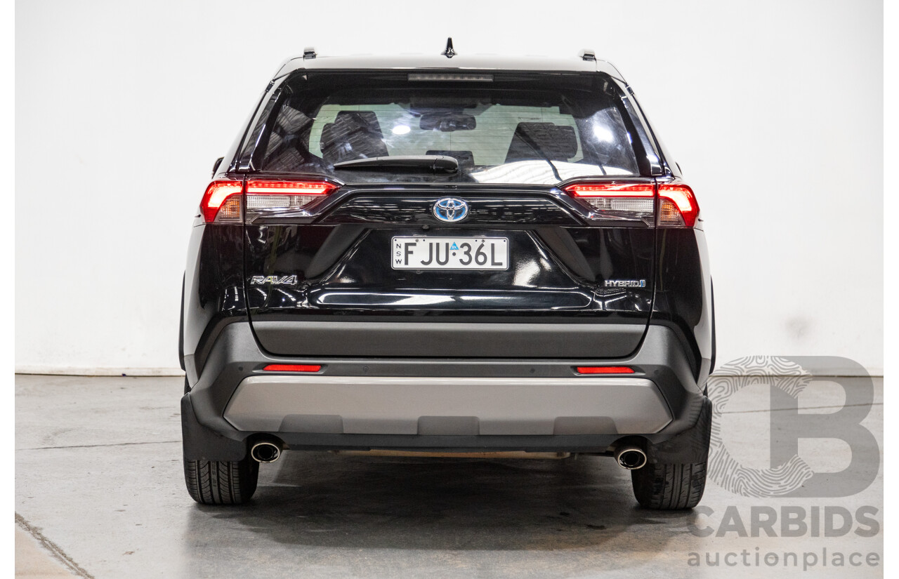 01/2021 Toyota RAV4 GXL Hybrid eFour (AWD) MY21 AXAH54R 4d Wagon Eclipse Black 2.5L / 88kw Hybrid