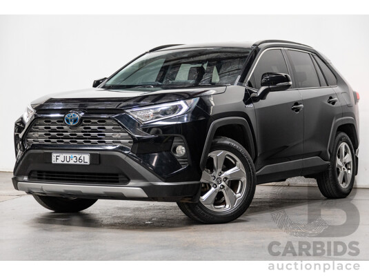 01/2021 Toyota RAV4 GXL Hybrid eFour (AWD) MY21 AXAH54R 4d Wagon Eclipse Black 2.5L / 88kw Hybrid