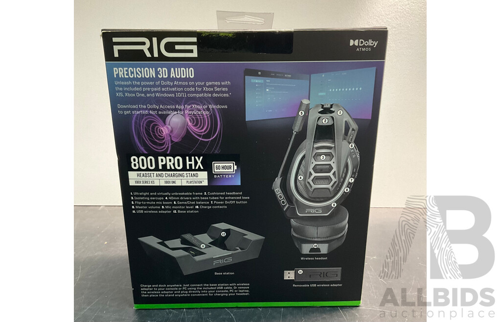 RIG 800 Pro HX Wireless Gaming Headset for Xbox - ORP $299.00