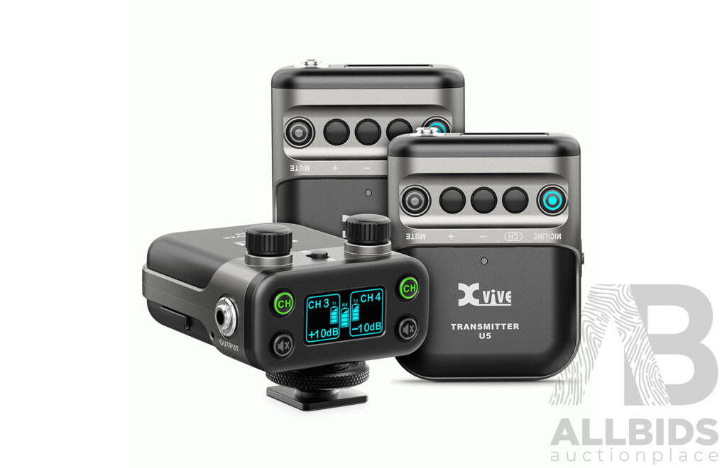 Xvive U5T2 Dual Wireless Audio for Video System - ORP $449.00