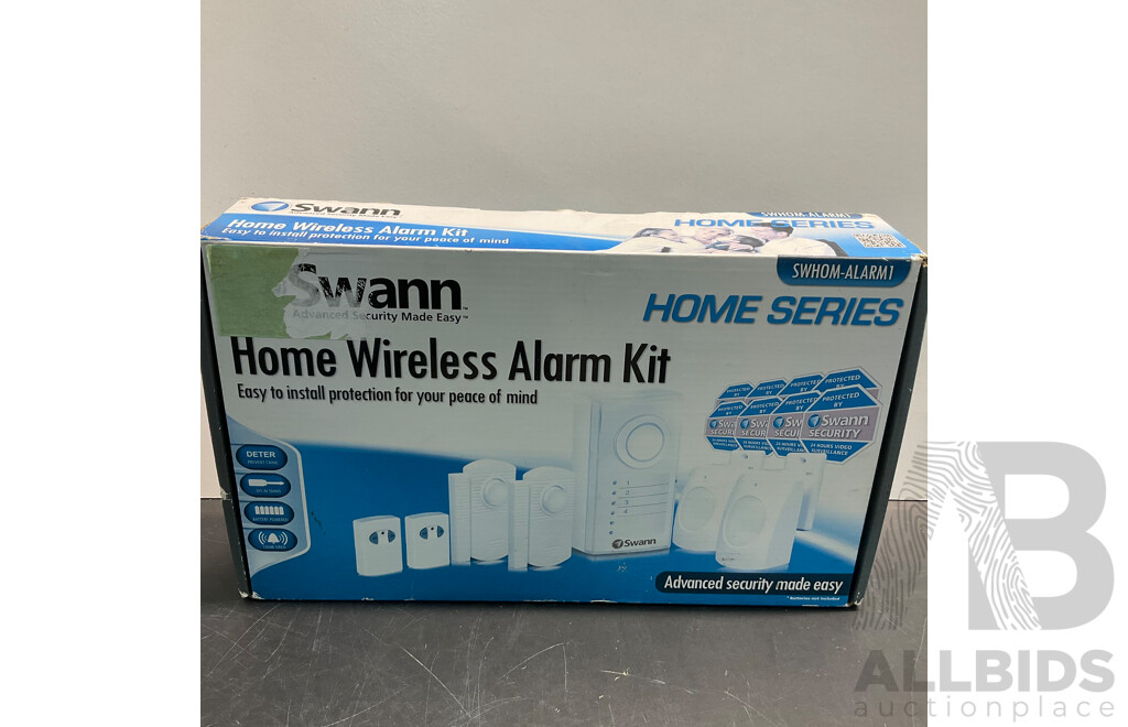 SWANN Home Wireless Alarm Kit & YAMAHA NX-A01Natural Sound Speaker System &JOLT Activity Tacker & Assorted of Charger/Calculator/Dash Camera - Lot of 15