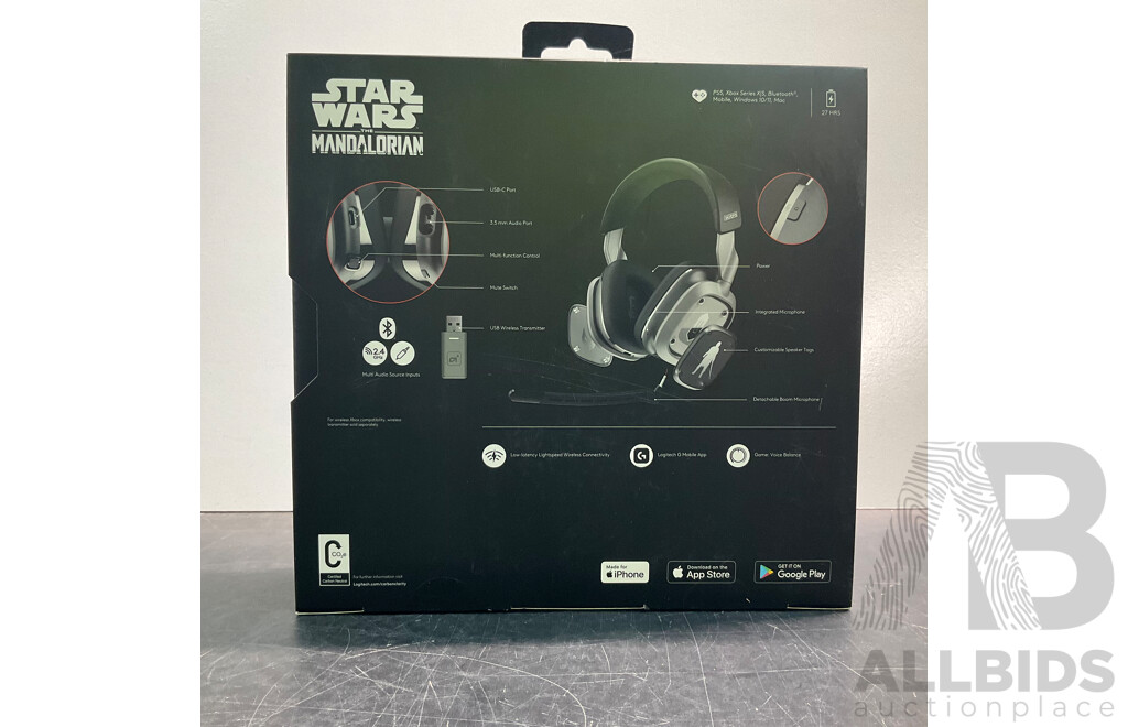 Astro A30 Wireless Gaming Headset - Star Wars, the Mandalorian Edition - ORP $299.00