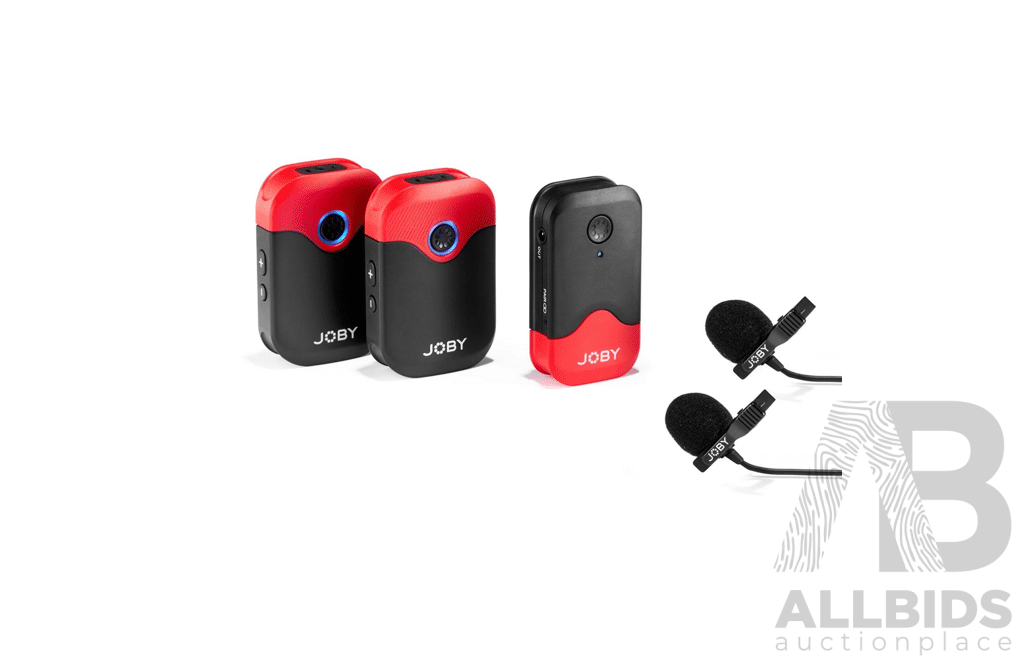 Joby Wavo Air 2-Person Digital Wireless Lavalier Microphone System - ORP $349.00