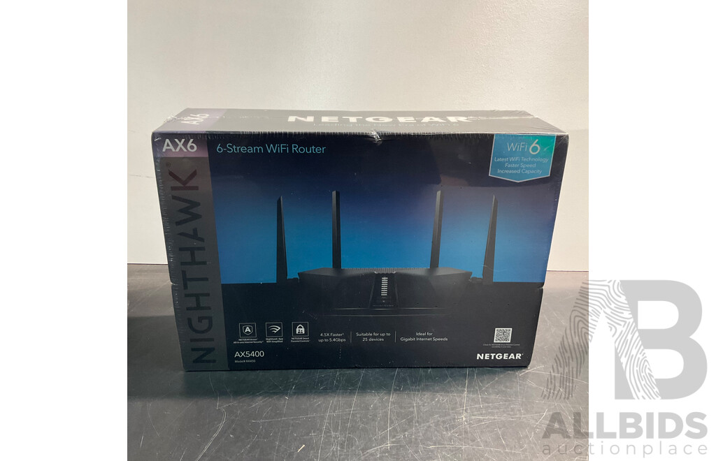 NETGEAR Nighthawk AX5400 6 System WiFi Router - RAX50 - ORP $429.00