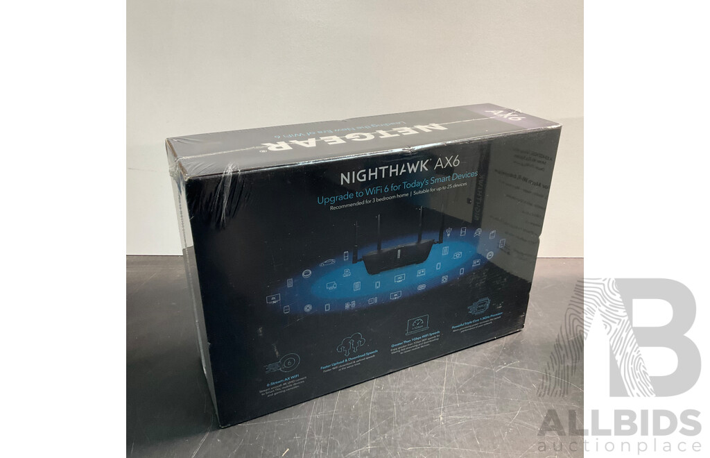 NETGEAR Nighthawk AX5400 6 System WiFi Router - RAX50 - ORP $429.00