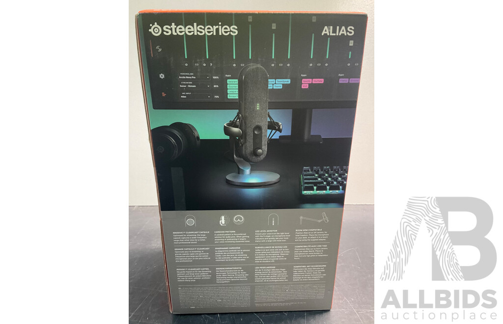 Steelseries Alias Microphone - ORP $399.00