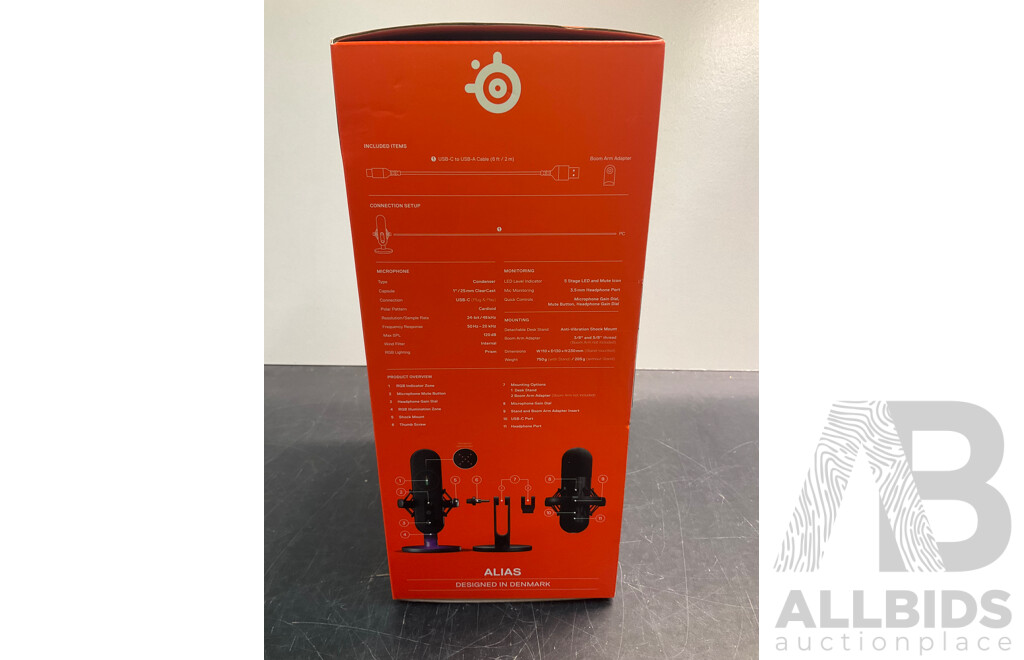 Steelseries Alias Microphone - ORP $399.00