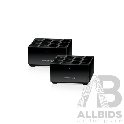 NETGEAR Nighthawk AX3000 Dual-band Mesh WiFi 6 System (2 Pack) - MK72S - ORP $415.00