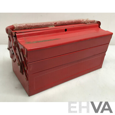 Red Cantilever Tool Box