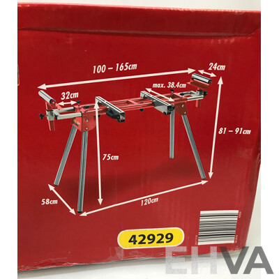 Workzone Titanium Sliding Mitre Saw Stand