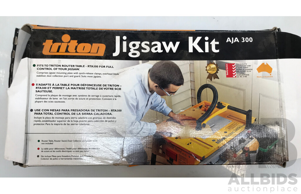 Black & Decker 450W Jigsaw and Triton Jigsaw Kit - Lot of 2