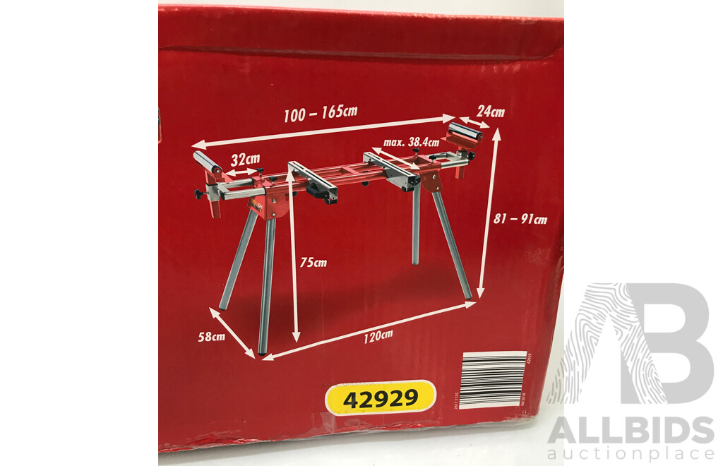 Workzone Titanium Sliding Mitre Saw Stand