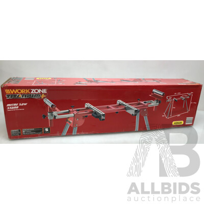 Workzone Titanium Sliding Mitre Saw Stand