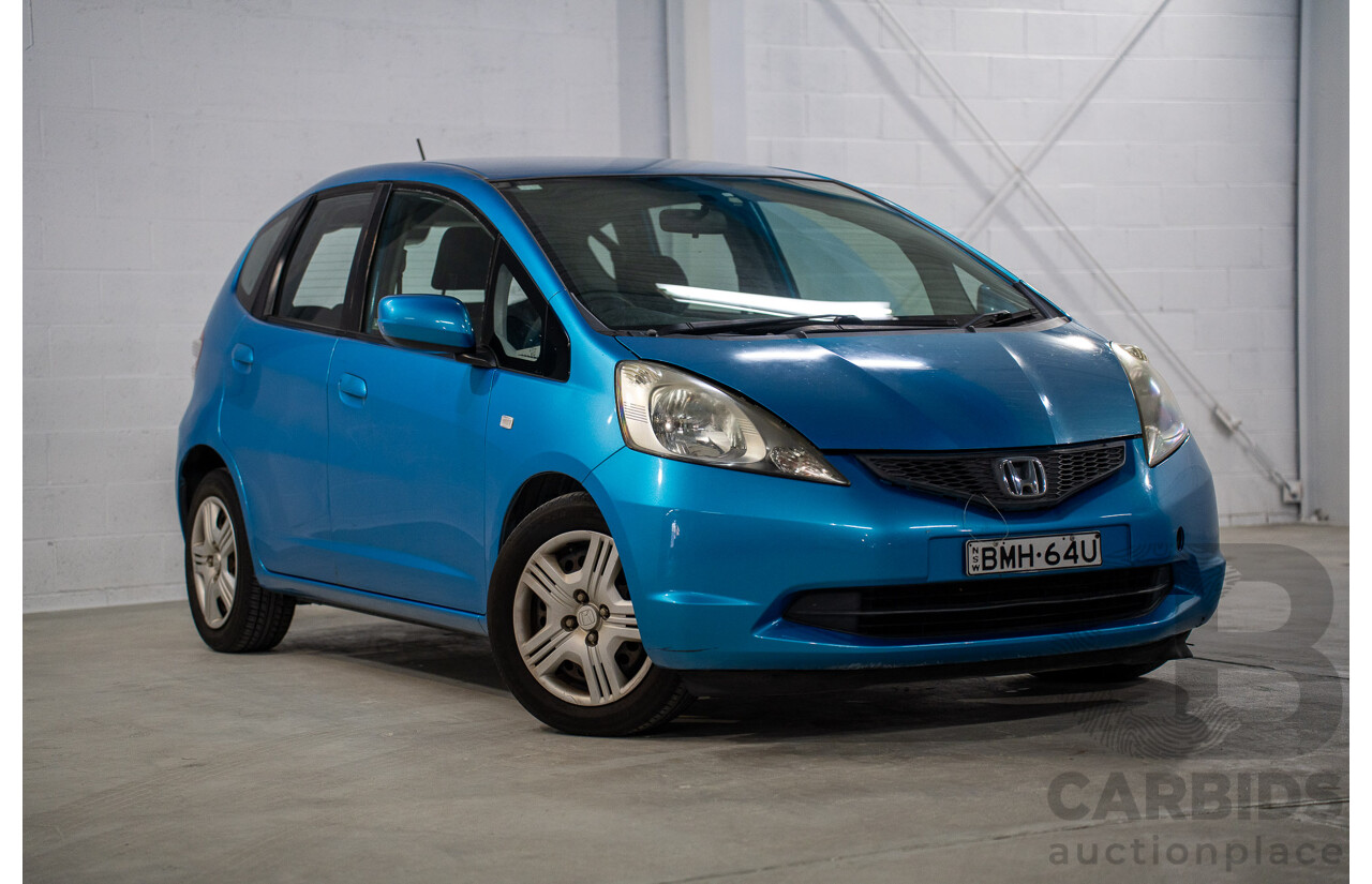 1/2010 Honda Jazz GLi GE 5d Hatchback Cerulean Blue - Metallic 1.3L