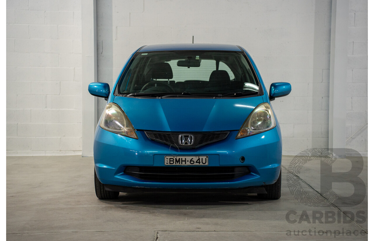 1/2010 Honda Jazz GLi GE 5d Hatchback Cerulean Blue - Metallic 1.3L