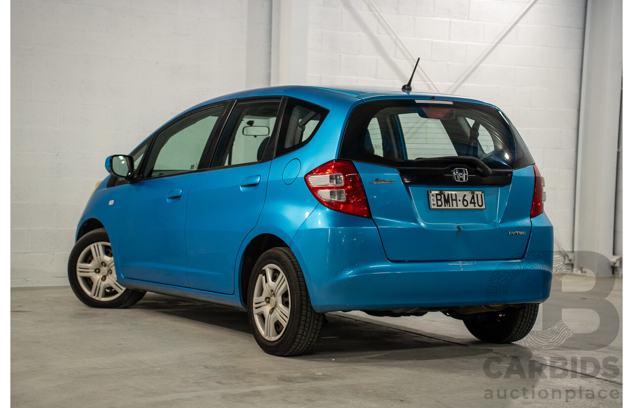 1/2010 Honda Jazz GLi GE 5d Hatchback Cerulean Blue - Metallic 1.3L