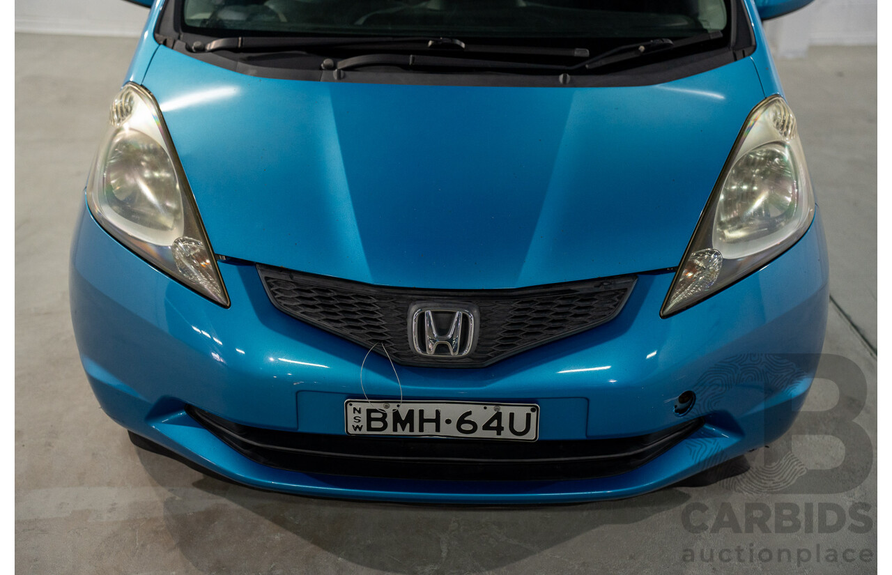 1/2010 Honda Jazz GLi GE 5d Hatchback Cerulean Blue - Metallic 1.3L