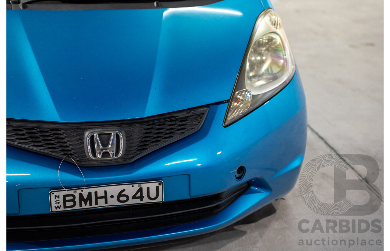 1/2010 Honda Jazz GLi GE 5d Hatchback Cerulean Blue - Metallic 1.3L