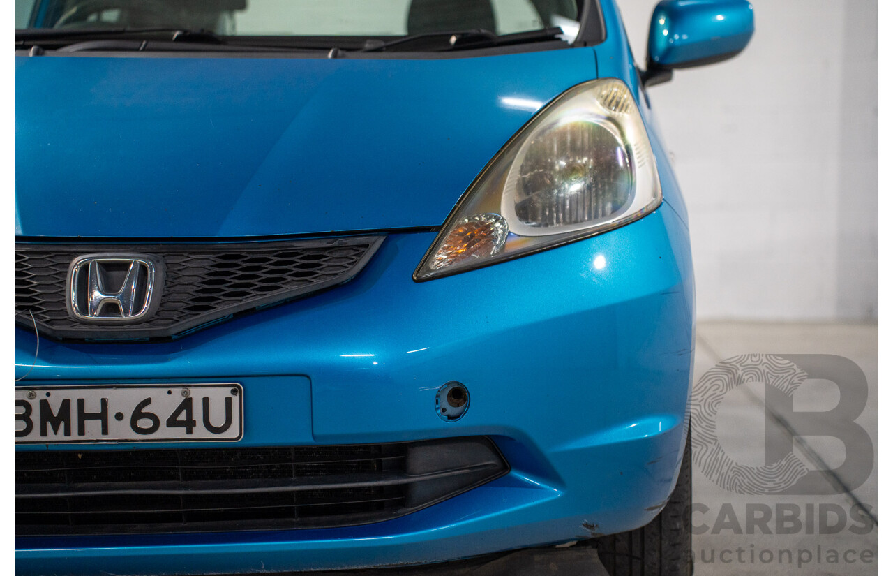 1/2010 Honda Jazz GLi GE 5d Hatchback Cerulean Blue - Metallic 1.3L